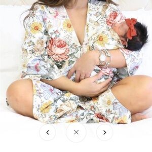 Caden Lane Vintage Floral mama robe